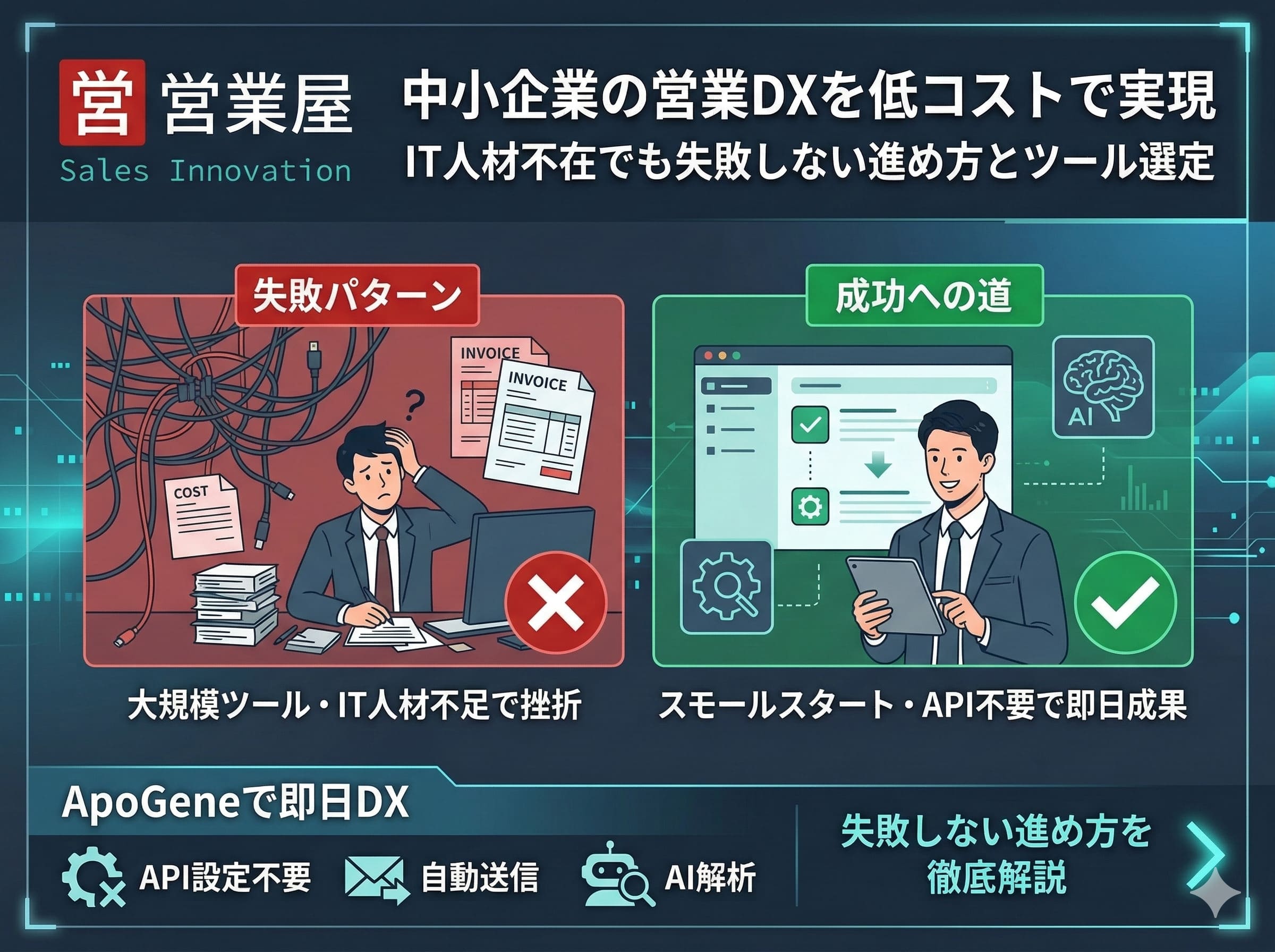 中小企業のための低コスト営業DX
