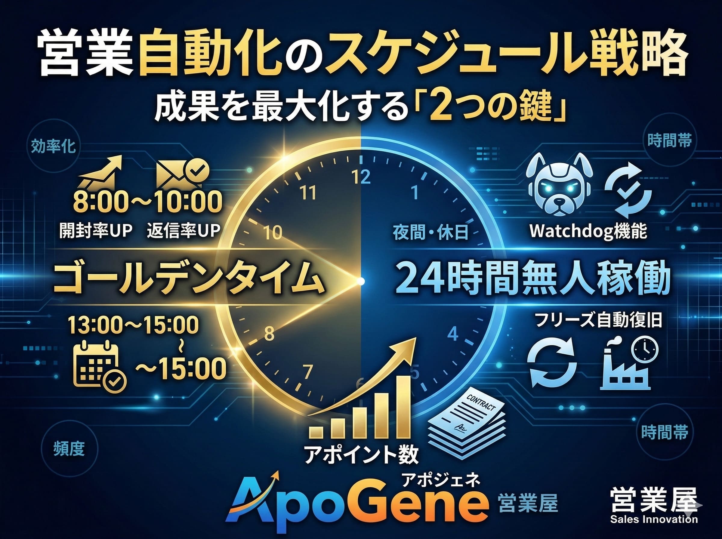 自動化スケジュールの組み方