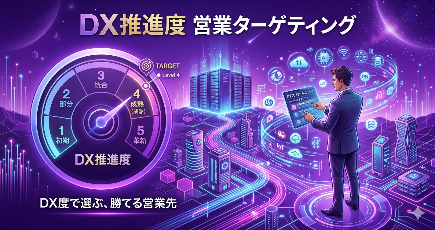DX推進度で営業先を選ぶ新時代