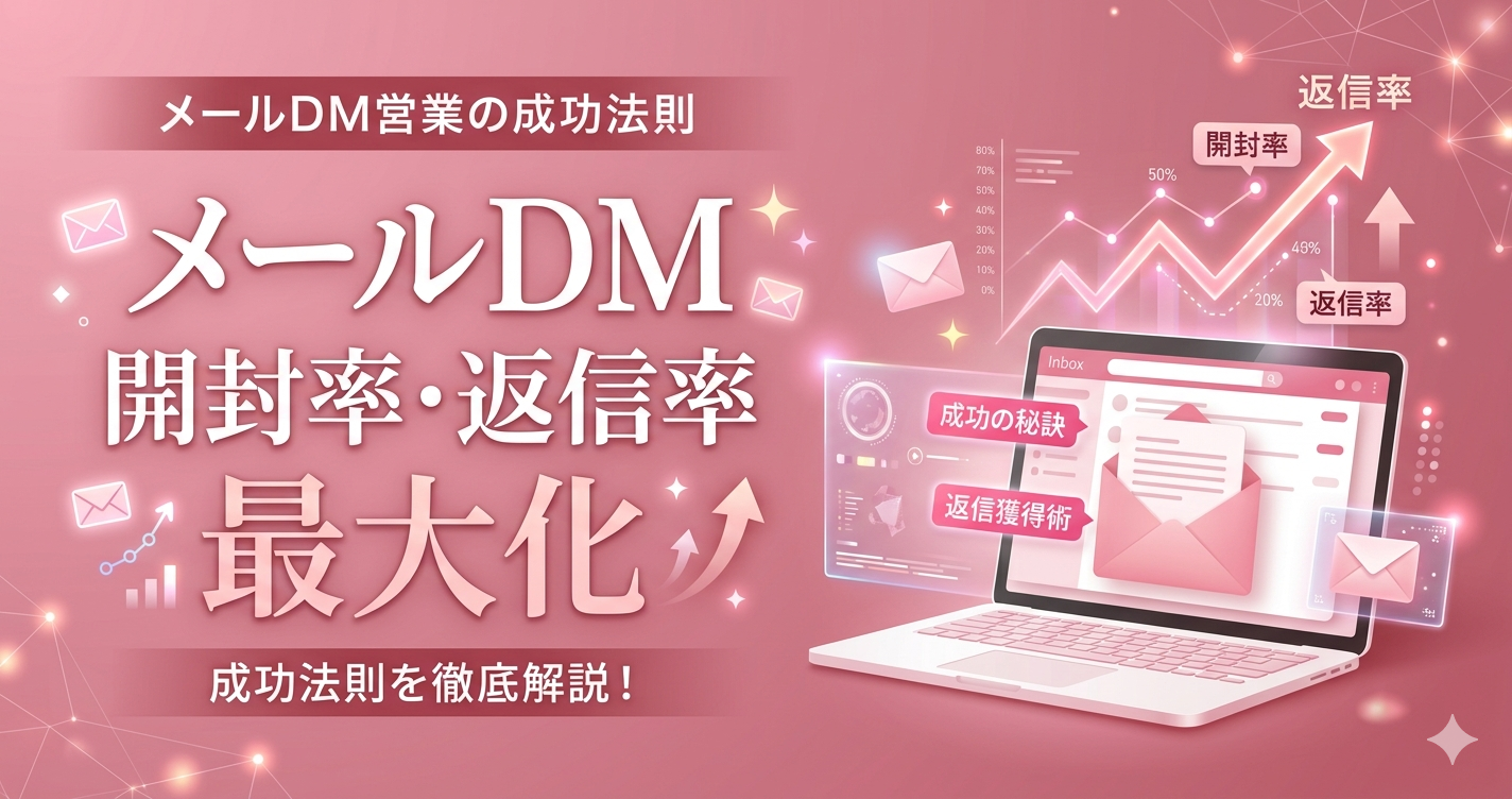 メールDM営業の成功法則 開封率・返信率最大化ガイド