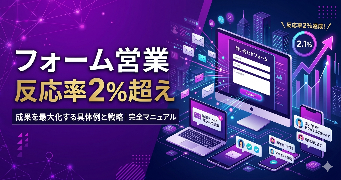 フォーム営業完全マニュアル