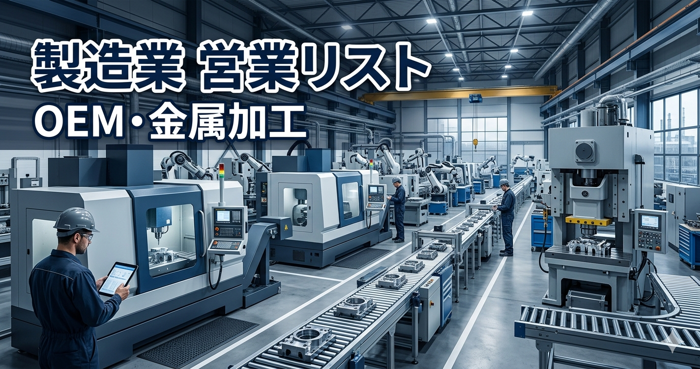 製造業の営業リスト作成ガイド